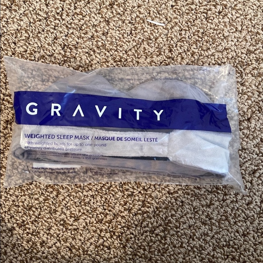 GRAVITY Weighted Sleep Mask